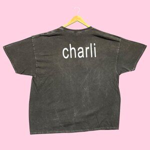 Charli XCX Brat Hyperpop Album Logo Oversized Tee XXL